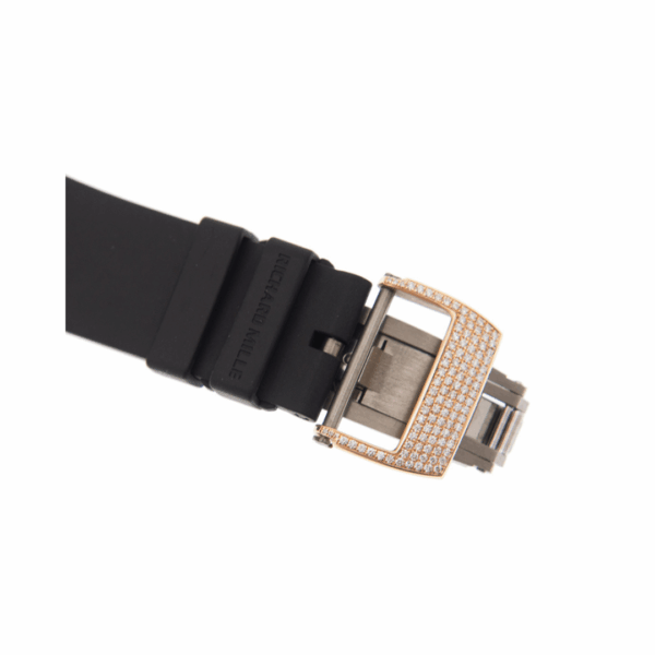 Richard Mille RM010 AH RG Rose Gold Diamond Bezel Skeleton Dial - Image 4