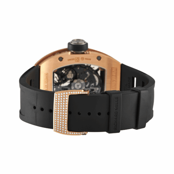 Richard Mille RM010 AH RG Rose Gold Diamond Bezel Skeleton Dial - Image 5