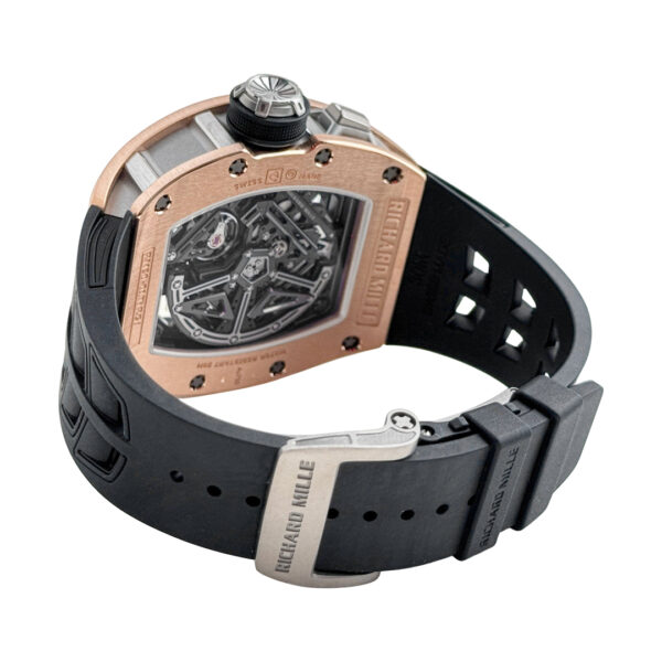 Richard Mille RM30-01 TI RG Automatic Rose Gold Declutchable Rotor Skeleton Dial 49.9mm Men’s Watch - Image 3