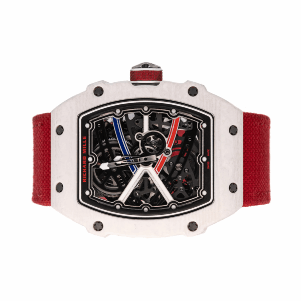Richard Mille RM67-02 CA-FQ Alexis Pinturault White Carbon TPT 38.7mm Skeleton Dial Unisex Watch - Image 2