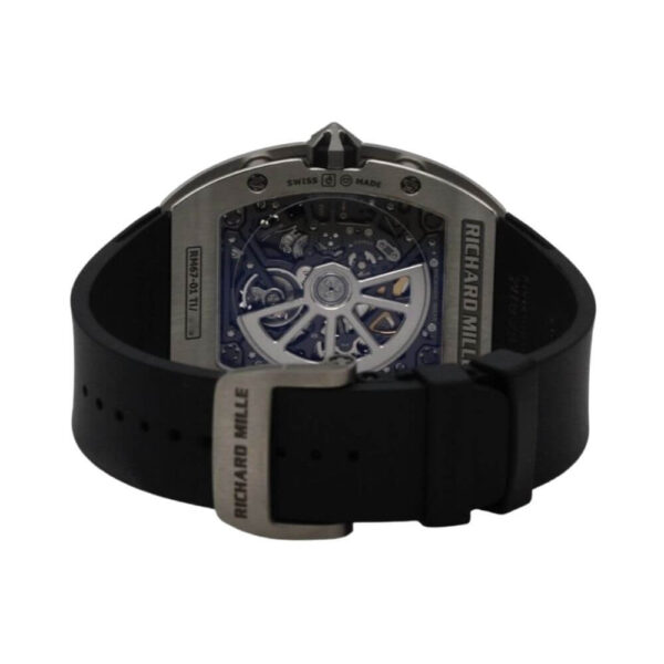 Richard Mille Rm 67-01 Titanium Extra Flat Automatic Black Dial Unisex Watch - Image 2