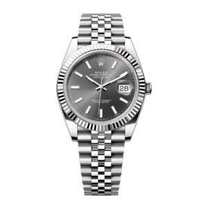Rolex Datejust 126334 DKRIJ Dark Rhodium Index White Gold Bezel 41Mm Oystersteel Jubilee Bracelet Men’S Watch