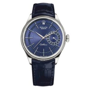 Rolex Cellini Date M50519-0011 39 Mm 18 Ct White Gold Polished Finish