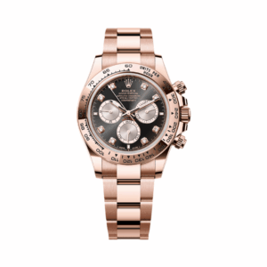 Rolex Cosmograph Daytona 126505-0002 Rose Gold With Diamonds Black Dial
