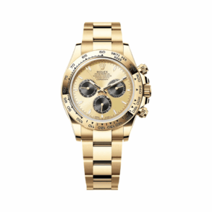 Rolex Cosmograph Daytona 126508-0006 Yellow Gold Oyster Bracelet Champagne Stick Dial