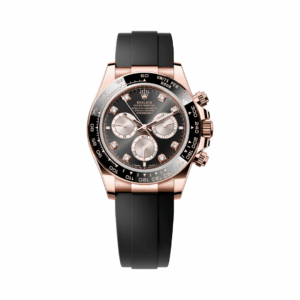 Rolex Cosmograph Daytona 126515LN-0004 Rose Gold Black Rubber And Black Diamond Dial