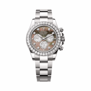 Rolex Cosmograph Daytona Oyster Perpetual 126579RBR White Gold 40mm Diamond MOP Dial Mens Watch