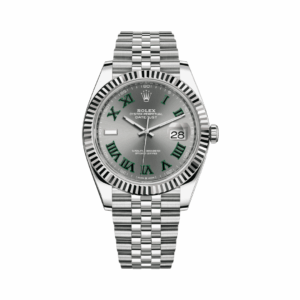 Rolex Datejust 126334-0022 SLGRJ Wimbledon White Gold Slate Grey Roman Dial