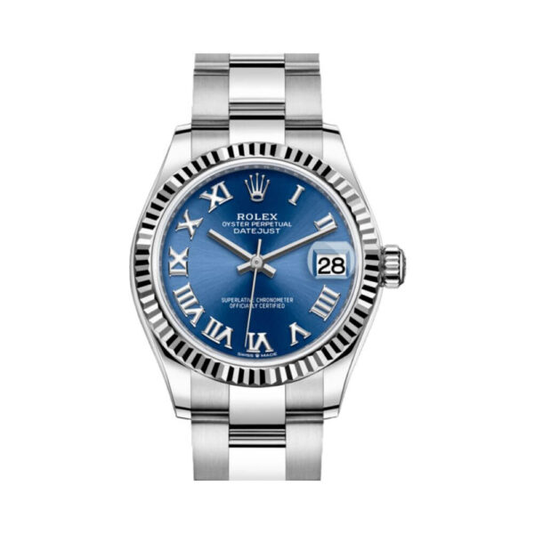 Rolex Datejust M278274-0033 31 Mm Oystersteel Blue Dial White Gold - Image 3