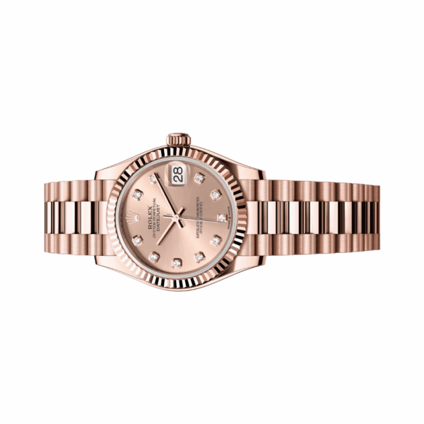 Rolex Datejust M278275-0031 31mm Everose Gold Dial Womens Watch - Image 2