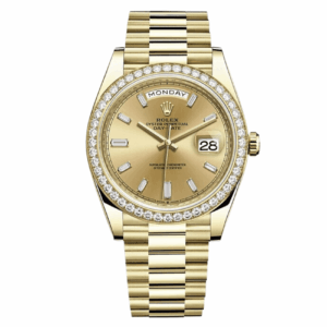 Rolex Day-Date M228348Rbr-0002 Oyster, Yellow Gold And Diamonds