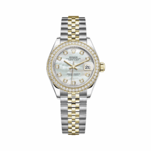 Rolex Lady Datejust M279383RBR-0019 Oystersteel Yellow Gold 28mm MOP Dial Womens Watch