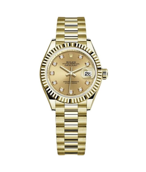 Rolex Lady Datejust M279178-0017 28 Mm Oyster Yellow Gold