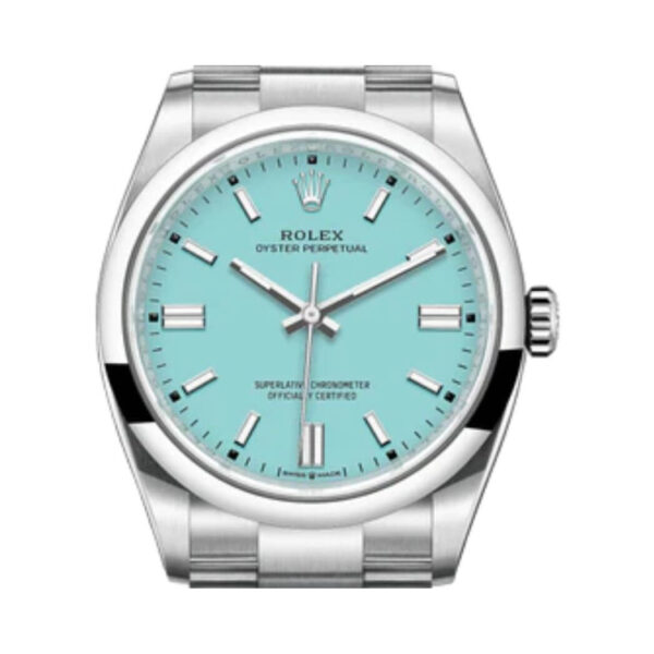 Rolex Oyster Perpetual 126000 36 Torquoise Blue Dial - Image 2