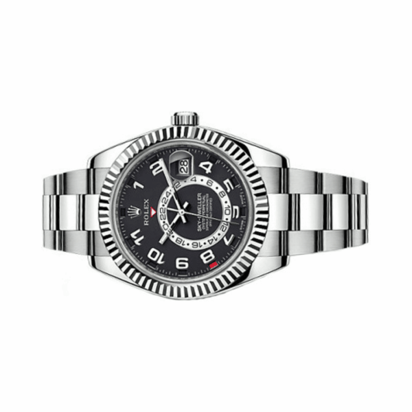 Rolex Sky Dweller 326939 Bk 18Kt White Gold Bezel Black Dial 42Mm Men’s Watch - Image 3
