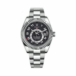 Rolex Sky Dweller 326939 Bk 18Kt White Gold Bezel Black Dial 42Mm Men’s Watch