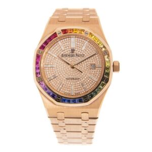 Audemars Piguet Royal Oak Rainbow 41Mm 18Kt Rose Gold Unisex Watch
