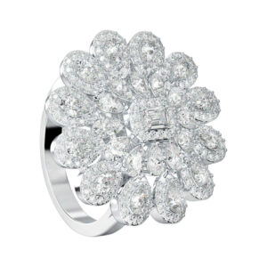 Serenity Ring- 2.34CTS-HRD-D-F/VVS-VS,595R,Total Wt – 8.09gm