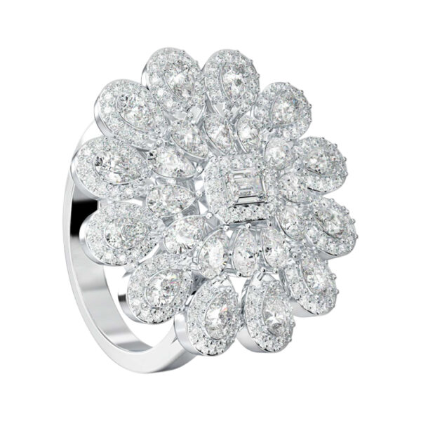 Serenity Ring- 2.34CTS-HRD-D-F/VVS-VS,595R,Total Wt – 8.09gm