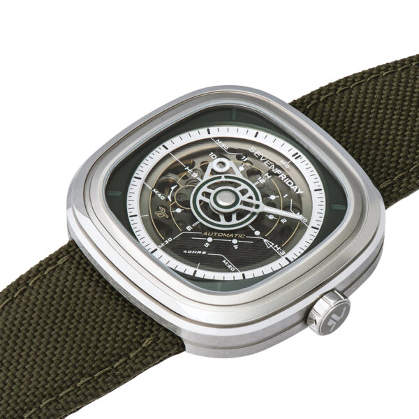 Sevenfriday T-Series Revolution SF-T2/01 Stainless Steel Automatic 45mm Skeleton Dial Men’s Watch - Image 2