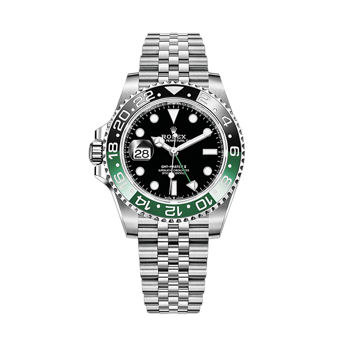 Rolex GMT Master II Sprite 126720VTNR Oystersteel Jubilee Bracelet 40mm Men’s Watch
