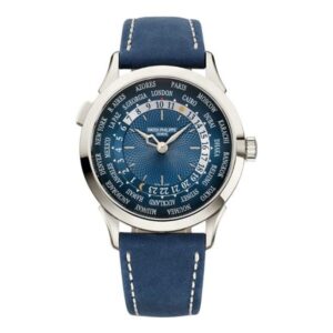 Patek Philippe Complications 5230P-001 Blue Dial World Time 38.5Mm Platinum