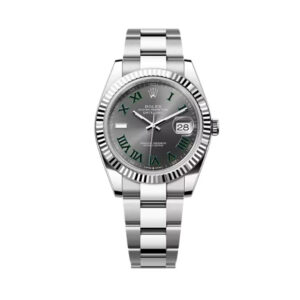 Rolex Datejust 41 126334-0021 Oystersteel-White Gold Slate Dial 41mm Men’S Watch