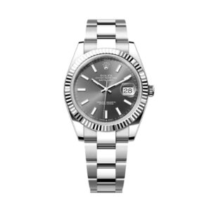 Rolex Datejust 41 126334-0013 Oystersteel-White Gold Slate Dial 41mm Men’S Watch