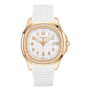 Patek Philippe Aquanaut 5268/200R-001 Luce 18K Rose Gold White Diamond-Set Bezel