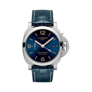 Panerai Luminor PAM01033 Gmt 44Mm Stainless Steel Blue Dial