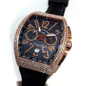 Franck Muller Vanguard Chronograph Rg With Diamonds Watch