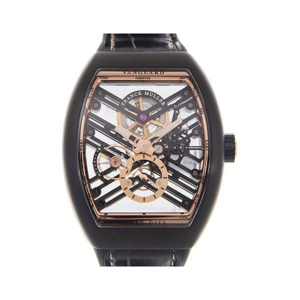 Franck Muller Vanguard Skeleton 44Mm X 53.7Mm Black Ceramic Men’S Watch