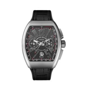 Franck Muller Vanguard Chronograph Stainless Steel Black Dial Men’S Watch