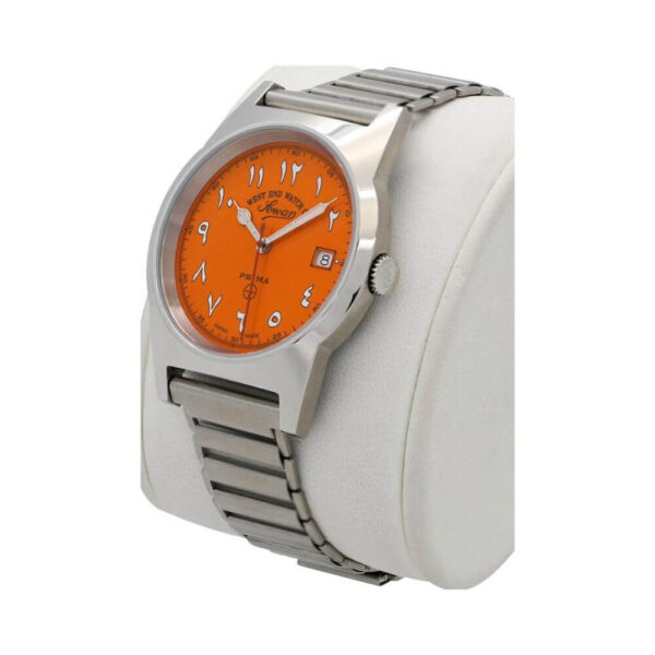 West End Watch Co. 3374 Sowar Prima Quartz 38mm Arabic Orange Dial 3374 - Image 2