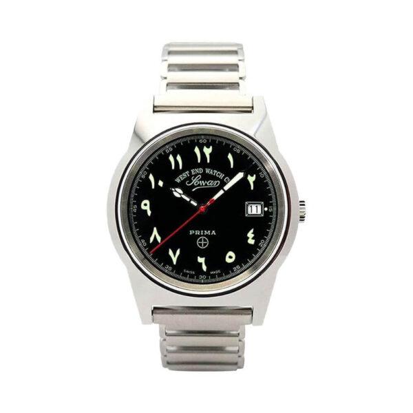 West End Watch Co. 6841.10.blac Sowar Prima UAE Special Edition Black Dial