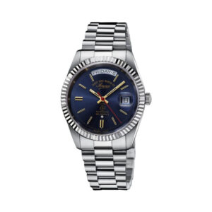 West End Watch Co. 6868.10.3226 Classic Sunray Blue Index Dial Jubilee Bracelet Men’s Watch