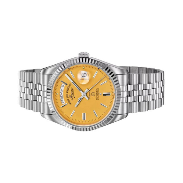 West End Watch Co. 6868.10.3338 Sowar Prima Yellow Index Dial Jubilee Bracelet Men’S Watch - Image 2