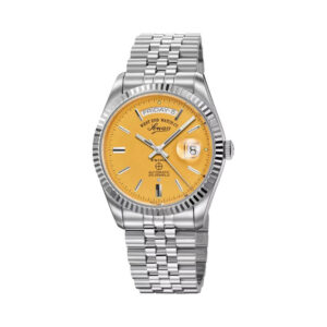 West End Watch Co. 6868.10.3338 Sowar Prima Yellow Index Dial Jubilee Bracelet Men’S Watch