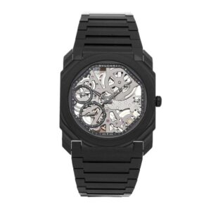 Bvlgari Octo Finissimo 103126 Skeleton Extra Thin 40Mm Black Ceramic Men’S Watch