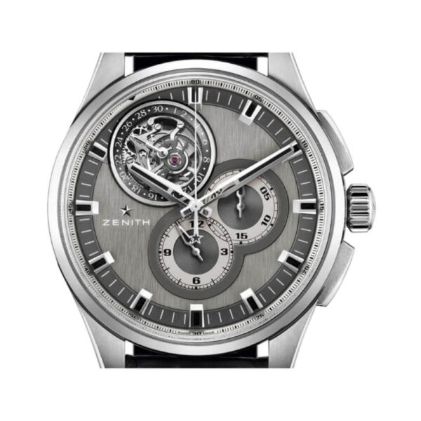 Zenith Tourbillon 95.2260.4035/21.C759 El Primero 45Mm Brushed Titanium Men’s Watch - Image 2