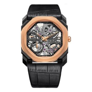 Bvlgari Octo Finissimo Ultranero Extra Thin Skeleton Men’S Watch