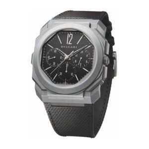 Bvlgari Octo Finissimo Chronograph Gmt Titanium 42Mm Men’S Watch