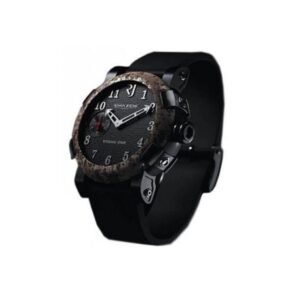 Romain Jerome Titanic Dna Chrono Oxy Steel 50Mm Stainless Steel &Amp; Black Pvd Men’S Watch