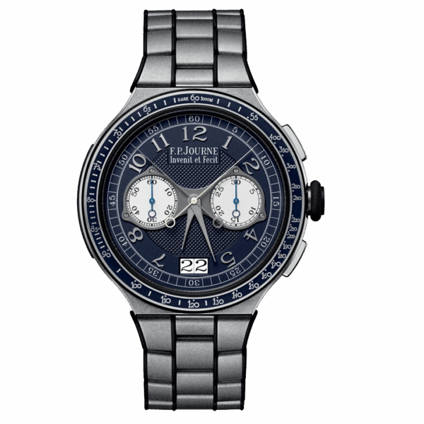 F.P. Journe LineSport Chronographe Rattrapante Platinum with a matte hammered finish