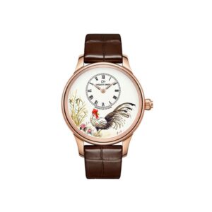Jaquet Droz Les Ateliers D’Art Petite Heure Minute Enamel Painting 43Mm Limited Edition Mens Watch Ref. J005013216