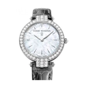 Harry Winston Premier 36Mm 18Kt White Gold Diamond Ladies Watch