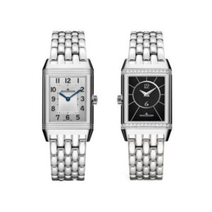 Jaeger Lecoultre Reverso Classic Medium Duetto Stainless Steel 40Mm Men’S Watch
