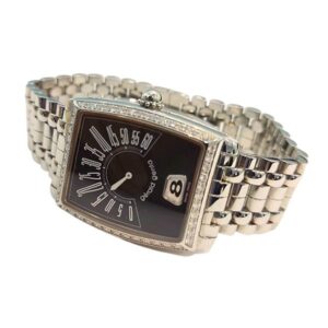 Gerald Genta Retro Solo With Diamonds 34.5Mm X 39Mm Men’S Watch