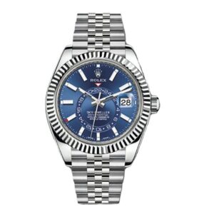 Rolex Sky Dweller 326934-0006 Stainless Steel & White Gold Bezel Blue Dial 42mm Men’s Watch