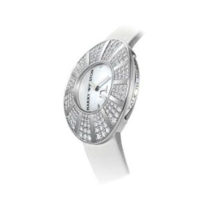 Harry Winston Talk To Me 40Mm 18Kt White Gold Ladies Watch